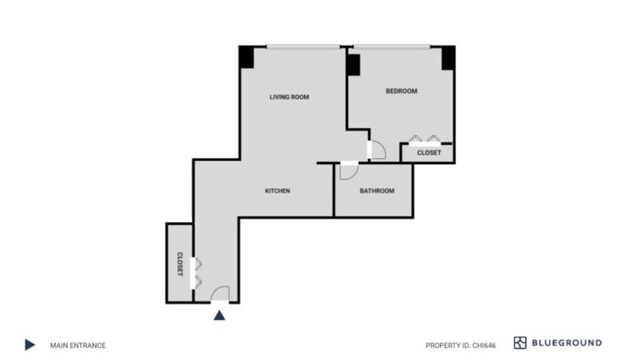 W Loop 1br W Deck Pool Gym 3 Blocks To L Chi-646 *