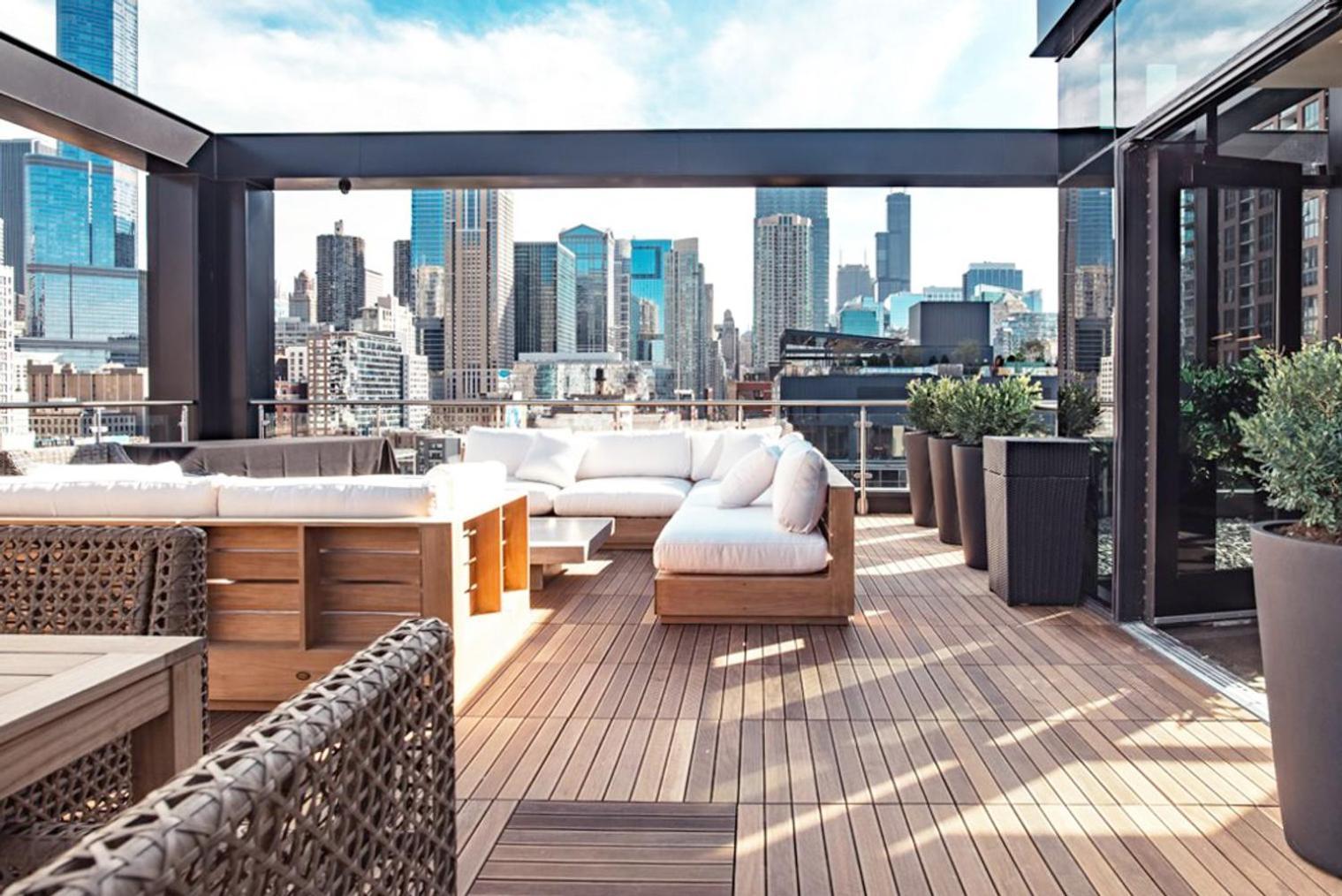 River North 1br W Gym Lounge Roof Nr Riverwalk Chi-891 Apartment *