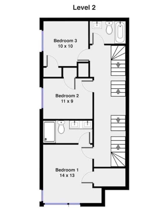 Breathtaking Chi Unit In River North With Rooftop Deck - Penthouse A - Sleeps 11 Apartment