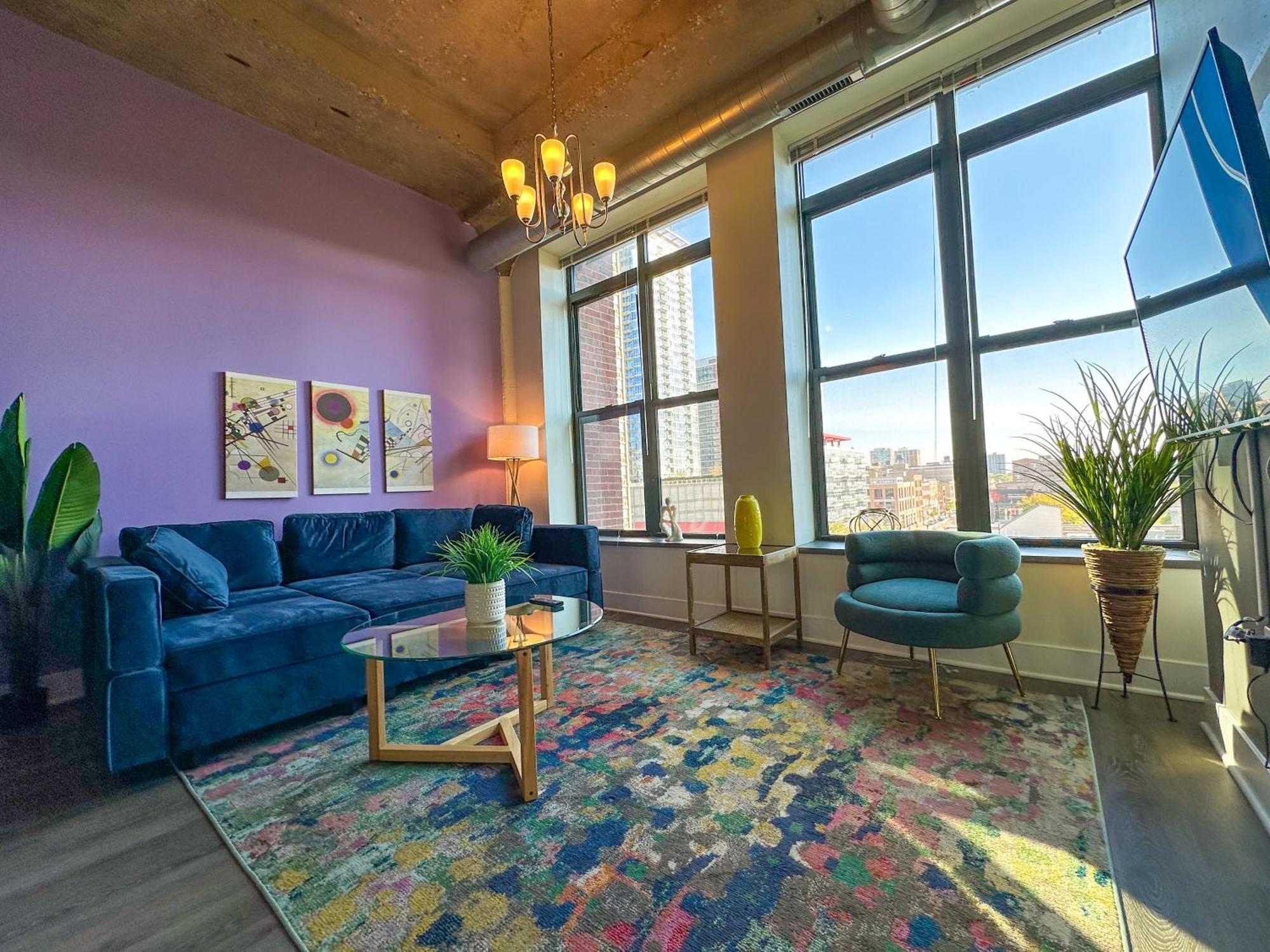 Modern And Bright 2br On Michigan Ave With Optional Parking And Gym Access Near Soldier Field & Grant Park Apartment *